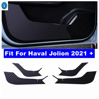 Коробка для хранения наклеек на дверь автомобиля, защита от грязи, защитная пленка от царапин, наклейки из углеродного волокна для Haval Jolion 2021 2022