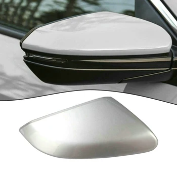 Крышка зеркала бокового обзора Со стороны правого пассажира Серебристая крышка зеркала Замена для Honda Civic 2016-2020