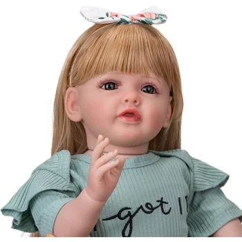 Кукла Реборн Силиконовая Полная, Уже Окрашенная Высококачественная Художественная Кукла Ручной Работы Для Новорожденных, Реалистичная Настоящая Мягкая Игрушка На Ощупь Для Ребенка