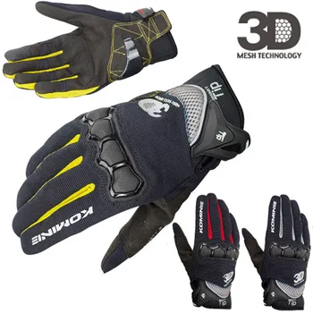 Летние мотоциклетные перчатки с дышащей 3D сеткой для мотокросса, перчатки для езды по бездорожью, мужские Уличные мотозащитные принадлежности GK-162