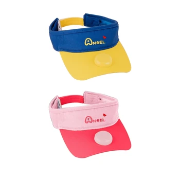 Летняя кепка для занятий спортом на открытом воздухе, солнцезащитный крем, мини-кулер, Регулируемый Вентилятор для детской шляпы