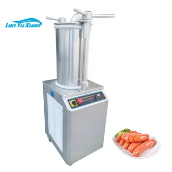 Маленькая автоматическая машина для набивки сосисок из нержавеющей стали/машина для наполнения сосисок / Машина для производства мяса