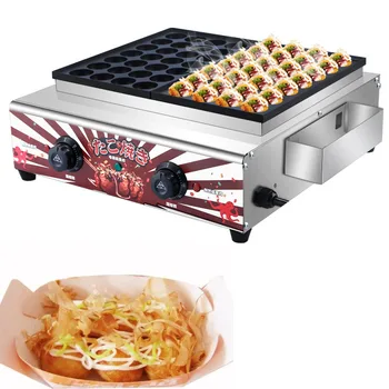 Машина Takoyaki с антипригарным покрытием, печь для приготовления рыбных шариков, коммерческая одноплатная машина для приготовления шариков из осьминога, коммерческая