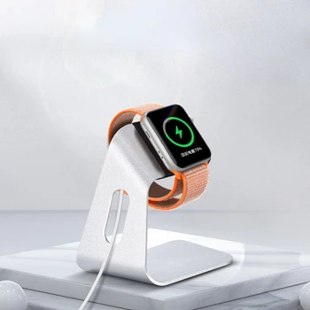 Металлическая Алюминиевая подставка для зарядного устройства, кронштейн для Apple Watch, подставка для зарядки, док-станция для зарядного устройства Apple i Watch