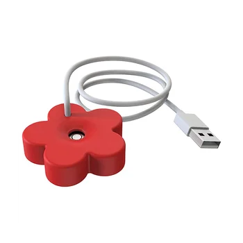 Мини Портативный увлажнитель воздуха с USB-кабелем, герметичный дизайн, Увлажнитель воздуха без бака, Персональный увлажнитель воздуха для путешествий, для спальни, Красный