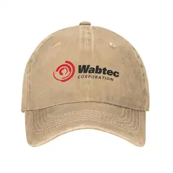 Модная качественная джинсовая кепка с логотипом MotivePower Wabtec, Вязаная шапка, бейсболка