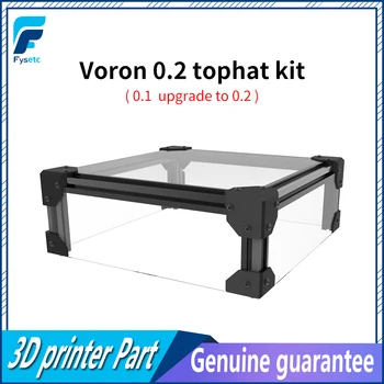 Модуль верхней крышки VORON V0.2 Pro Tophat с профилем 1515 и прозрачной акриловой пластиной для деталей 3D-принтера Voron 0.2