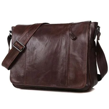 Мужская сумка-мессенджер из натуральной кожи, Портативный 13-дюймовый ноутбук, сумка через плечо, кошелек, Мужские Многокарманные Дорожные Деловые сумки-Мессенджеры
