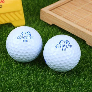 Мячи для гольфа, 1 шт., двухслойный мяч для дальних дистанций, прочный, защищенный от порезов, иономерный чехол для мячей для гольфа для профессиональных соревнований