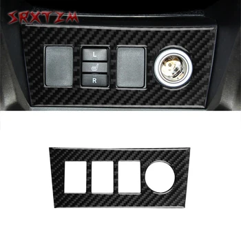 Наклейка на панель прикуривателя из углеродного волокна, рамка, накладка для Toyota Rav4 2006-2012 Автомобильные аксессуары