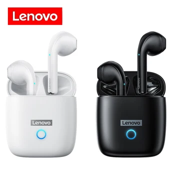 Наушники Lenovo LP50 TWS Bluetooth 5.0 Беспроводные наушники с двойным стереофоническим шумоподавлением и сенсорным управлением басами Наушники с микрофоном