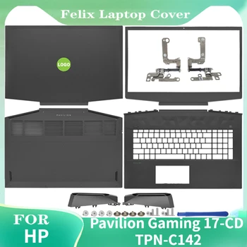 Новинка Для HP Pavilion Gaming 17-CD TPN-C142 ЖК-дисплей Задняя крышка Передняя панель Подставка для рук Нижний Корпус Петли Для Выхода Воздуха Крышка корпуса 17.3