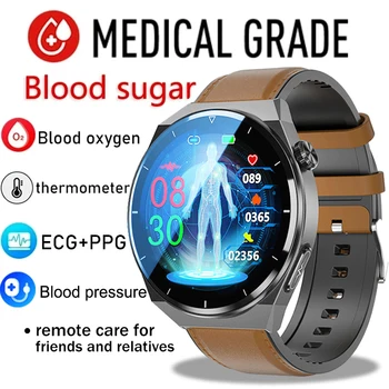 Новые Мужские Смарт-Часы ECG + PPG для Измерения Артериального Давления, Контроля содержания кислорода в Крови, Трекер Здоровья, Умные часы, Женские IP68, Водонепроницаемые Для Huawei Xiaomi