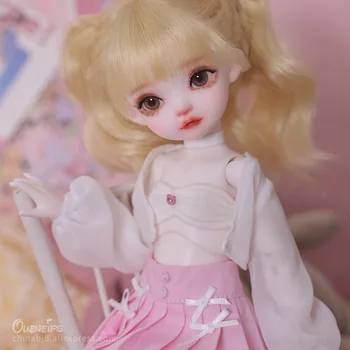 Новый Дизайн Куклы BJD 1/6 Jin Muu Body Style, Модная Летняя Розовая Плиссированная юбка, Подарочные игрушки из смолы, кукла для совместного макияжа