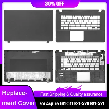 Новый Ноутбук с ЖК-дисплеем, Задняя Верхняя крышка Для Acer Aspire ES1-511 ES1-520 ES1-521 ES1-522 Серии, Подставка для рук, Верхняя Задняя крышка, Черный корпус Кондиционера