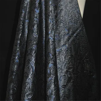 Новый Шелковый Текстиль с эффектом выгорания, Шелковая Опаловая ткань для Элегантного костюма королевы с винтажным дизайном