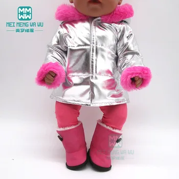 Одежда для куклы подходит для детской игрушки 43 см, новорожденной куклы и американской куклы 45 см, хлопковый костюм розового, красного, белого цвета