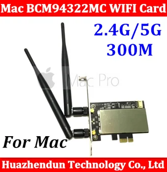 Оригинальная Двухчастотная Беспроводная WIFI-карта PCI-E 2.4G/5G Airport Extreme BCM94322MC