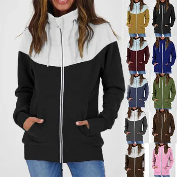 Осень и зима 2023, Новый женский Свитер, Верхнее пальто, Модная Повседневная куртка с длинным рукавом, женские верхние пальто