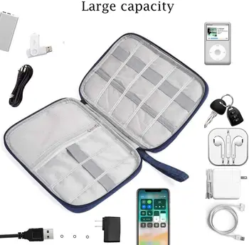 Переносная сумка для организации путешествий, сумка для кабельного органайзера, сумки на молнии, сумка для кабеля гарнитуры, сумка для зарядки, сумка для сокровищ