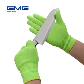 Перчатки С защитой от порезов, Сенсорная панель, Горячая Распродажа, GMG Yellow HPPE EN388 ANSI, Защитные Рабочие Перчатки 5-го уровня, Устойчивые К Порезам, Перчатки