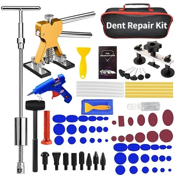 Профессиональные Инструменты Для Ремонта Автомобильных Вмятин Paintless Dent Repair Kit Auto Paintless Body Dent Removal Наборы для Удаления Вмятин для Автомобилей