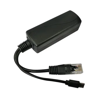 Разветвитель POE Micro-USB 48V-5V2A/3A Мини-USB-источник питания Национального стандарта с зарядкой смартфона