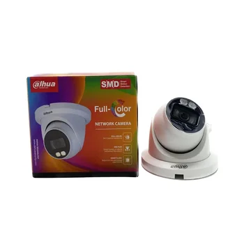 Сетевая камера ночного видения WizSense Dahua с 4-мегапиксельным полноцветным теплым светодиодом IPC-HDW3449TM-AS-LED с фиксированным фокусным расстоянием