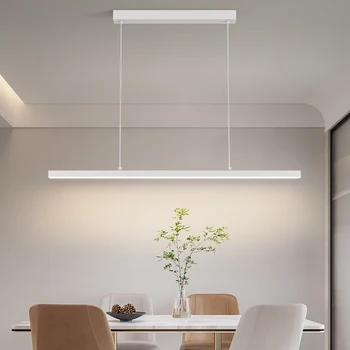 Современные светодиодные потолочные подвесные светильники, Подвесная проволочная лампа для обеденного стола, гостиной, кухни, домашнего декора, внутреннего освещения