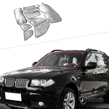 Солнцезащитные козырьки с полным покрытием для BMW X3 E83 2006-2010 Автомобильные Аксессуары для ветровых стекол Козырек Боковые солнцезащитные стекла