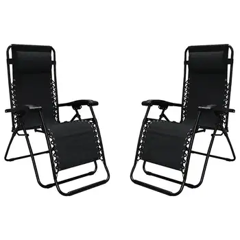 Спортивное Складное Кресло для отдыха на открытом воздухе с нулевой гравитацией, Черный (Пара) Складной стул для кемпинга, Комбинированное Рыболовное кресло для ловли на живца F