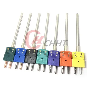 Стандартный штекер типа K, T, J, E, S, N и кабель с минеральной изоляцией датчик термопары типа K датчик высокой температуры
