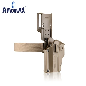 Универсальная тактическая кобура для пистолета AMOMAX для левшей Подходит для 200 + пистолетов
