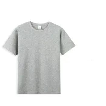 Хлопковая футболка ToTsh с круглым вырезом для мужчин и женщин, облегающий топ с короткими рукавами