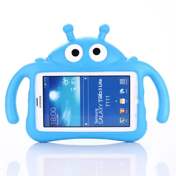 Чехол для Samsung Galaxy Tab 3 7,0 дюйма SM-T210 T211 T215 7,0 ‘Силиконовая Защитная Оболочка Противоударный Чехол для планшета