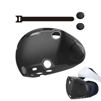 Чехол для гарнитуры виртуальной реальности Мягкий противоскользящий силиконовый защитный чехол, устойчивый к царапинам и столкновениям, для аксессуаров PS VR2