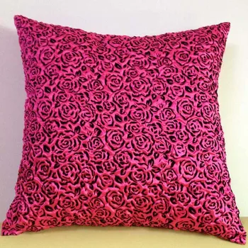 Чехол для подушки с декоративным 3D цветочным принтом, Квадратный чехол для дивана-кресла, Чехол для подушки