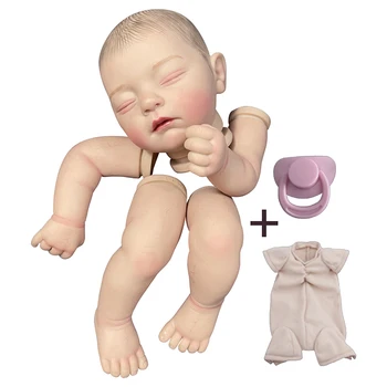 наборы кукол Реборн 19 дюймов, Джейми, спящий ребенок, 3D кожа, видимые вены, в разобранном виде, детали из ткани для тела