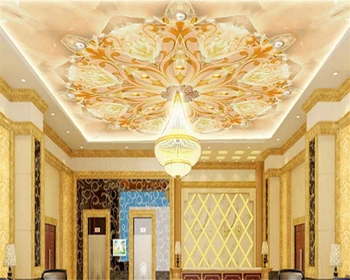 обои beibehang для стен, 3 d, современные обои под мрамор с европейским модным рисунком и ювелирными украшениями, потолочная лента из папье-маше