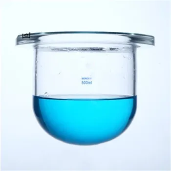 реакционный чайник с цилиндром из боросиликатного стекла объемом 500-2000 мл, DN100, 150 мм, стеклянная реакционная колба, лабораторные принадлежности