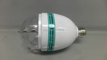 светодиодная вращающаяся лампа; 3 Вт; цоколь E27; Управление звуком; Вход AC85-260V;