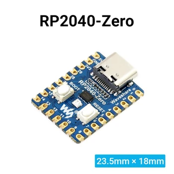 Waveshare 5 Шт RP2040-Zero RP2040 для Raspberry Pi Микроконтроллер PICO Модуль платы разработки Двухъядерный процессор Cortex M0 +