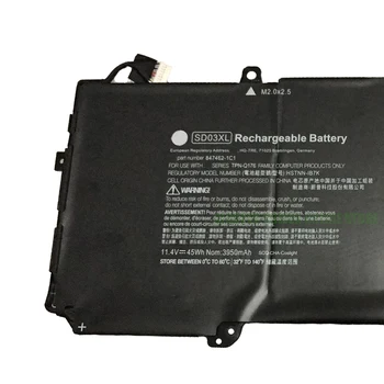Аккумулятор CP SD03XL 5Wh/52.5Wh для Chromebook 13 G1 TPN-Q176 HSTNN-IB7K OB1R 847462-1C1 848212-856 L84394-005 L84357-AC1