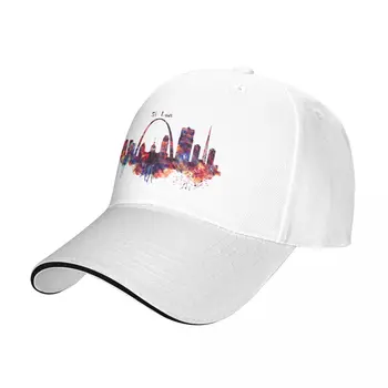 Бейсбольная кепка с ремешком для инструментов для мужчин И женщин, шапка-качалка St Louis Skyline, Пляжная кепка, Роскошные Кепки