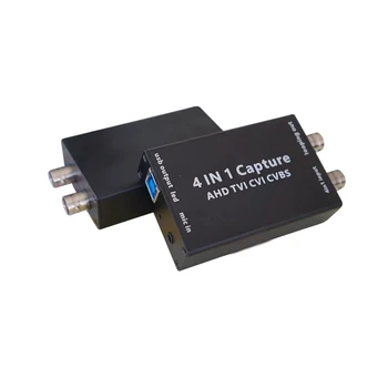 Видео конвертер 4 в 1 AHD CVBS CVI TVI в USB 3.0 стандарта UVC UAC 1080P 60 кадров в секунду Аудио видео 4 в 1/OBS /PotPlayer /Карта захвата