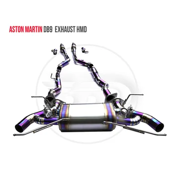 Выпускная труба из титанового сплава, коллекторная водосточная труба, подходит для электронного клапана автоматической модификации Aston Matin DB9