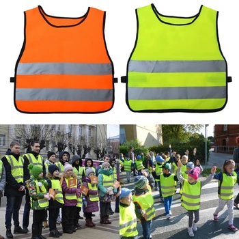 Детские куртки с высокой видимостью, Рабочие Жилеты с высокой видимостью, Жилеты с высокой видимостью