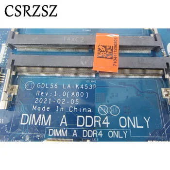 Для Dell G15 5510 5515 материнская плата ноутбука R7-5800H процессор 9YV3R 09YV3R CN-09YV3R LA-K453P DDR4 протестирована