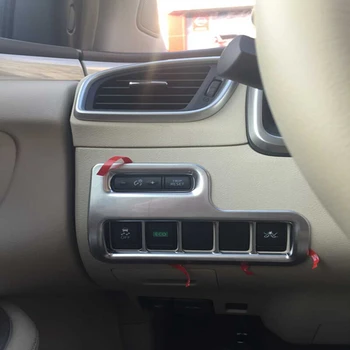 Для Nissan Murano 2015 2016 2017 2018 накладка на ручку ABS матовая передняя головка нескользящая противоскользящая кнопка включения отделка лампы 1 шт.