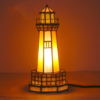 Настольная лампа Маяк Настольные лампы Винтажный ночник для спальни Лампа Украшение гостиной